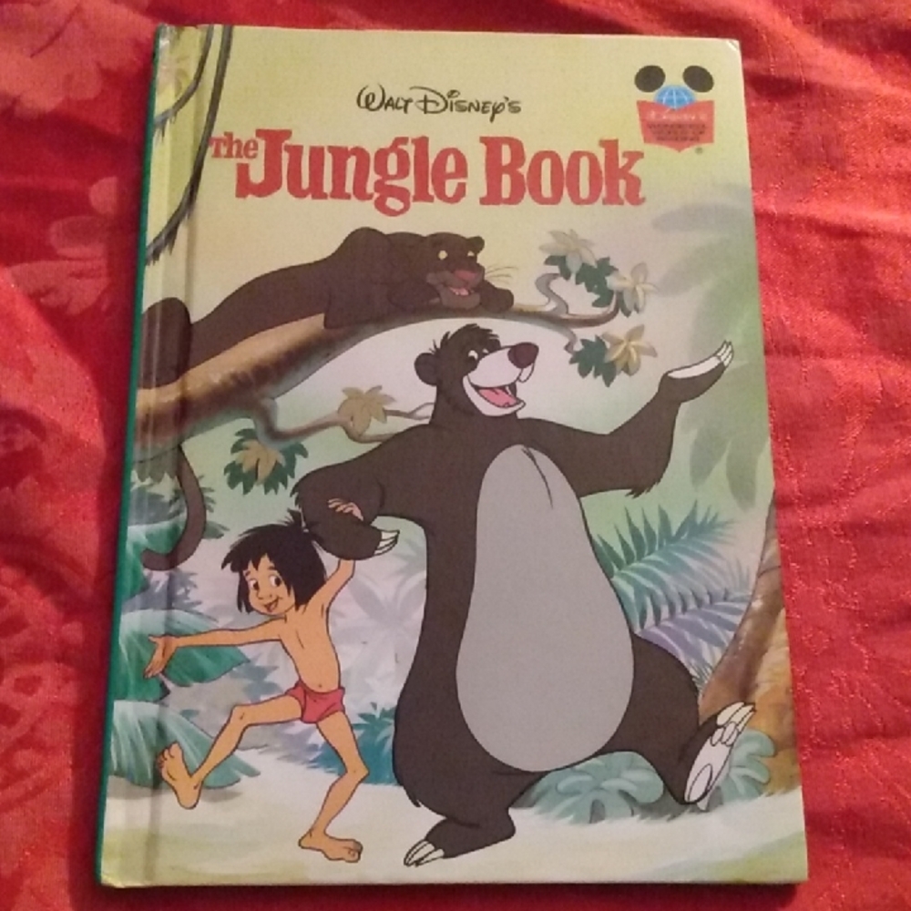 4/$20 Vintage 1993 Walt Disney's The Jungle Book Hardcover Book